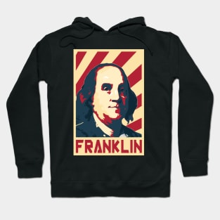 Benjamin Franklin Retro Propaganda Hoodie